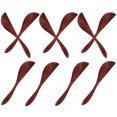 thumbnail image 3 of Brown Wood Butter Knives for Kitchen Use with Smooth Surface Synthetic Material 10pcs, 3 of 9