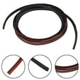 thumbnail image 3 of Mduoduo 2M T-Type Rubber Sealing Strip for Car Exterior, Black for EPDM Edge Trim Protector with Double-Sided Tape, General Fit for Bumper Lip Side Skirt Headlight, Heat and Weather Resistant, 3 of 10