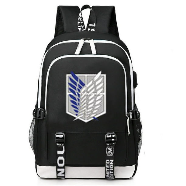 Mochila Anime School Attack on Titan para niños