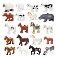 thumbnail image 2 of Big Building Blocks Cute Animals Accessories Cow Horse Sheep Model Compatible bricks Farm Assemble Educational Toys For Children, 2 of 10