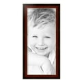 thumbnail image 2 of ArtToFrames 11" x 25" Matte Mahogany with Gold Accent Diploma Picture Frame, 11x25 inch Brown Wood Poster Frame (WOM-5109), 4 Pack, 2 of 6