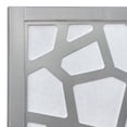 thumbnail image 4 of Roundhill Furniture Giyano Rice Paper/Wood 4-Panel Screen Room Divider in Sliver, 4 of 6
