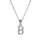 thumbnail image 4 of Dije Letra B Inicial Plata .925 con Cadena de Plata .925, 4 of 4