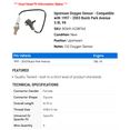 thumbnail image 2 of Upstream Oxygen Sensor - Compatible with 1997 - 2003 Buick Park Avenue 3.8L V6 1998 1999 2000 2001 2002, 2 of 2