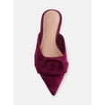 thumbnail image 5 of Free Assembly Women's Faux Suede Buckle Mules, 5 of 7