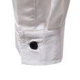 thumbnail image 3 of DDAPJ pyju Men’s Cotton Linen Button Down Shirt 2023 Clearance,Wrinkle Free Long Sleeve Dress Shirts Solid Casual Blouse Tops Slim Fit Elegant Business Shirt, 3 of 9