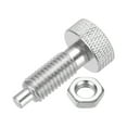 thumbnail image 3 of Uxcell Spring Plunger M12x1.75 Thread Size Pin Dia.4mm Non-Locking Stainless Steel, 3 of 6