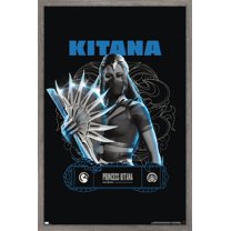Mortal Kombat 1 - Princess Kitana Wall Poster, 14.725" x 22.375" Framed
