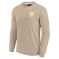 thumbnail image 2 of Unisex Fanatics Khaki Los Angeles Rams Elements Super Soft Long Sleeve T-Shirt, 2 of 3