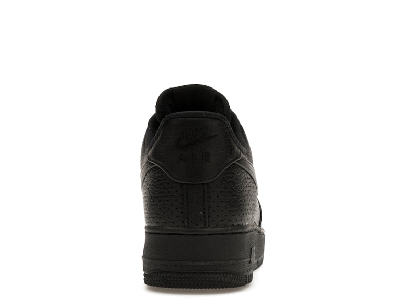 Nike Men's Air Force 1 Low SP Triple Black Perforated Basketball Shoes, from StockX