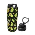 thumbnail image 2 of Yiaed Avocado Toast Print Sports Insulated Kettle Bottle Reusable Stainless Steel Insulated Cup, Outdoor Portable Casual Stainless Steel Insulation Cup, 2 of 7