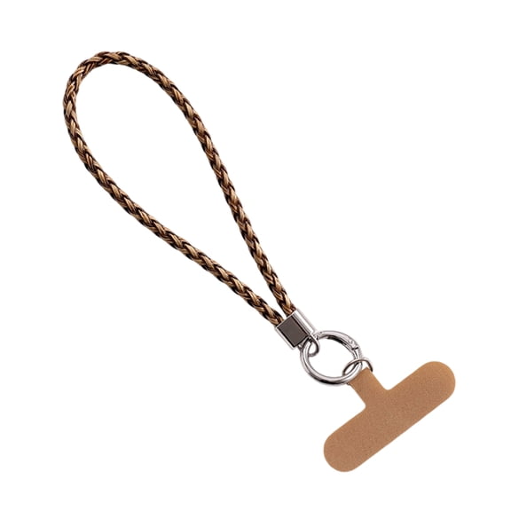 Soft Phone Lanyard Leather Hand Wrist Strap Lanyard with Tabs Cellphone Straps for Men and Women