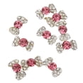 thumbnail image 1 of 10x Bow Rhinestones jinwen Aleación Peal de la Joyería DIY Decoración Nail Art encanto, 1 of 6