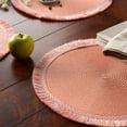 thumbnail image 3 of DII Spice Round Fringed Placemat Set of 6, 3 of 3