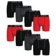 thumbnail image 1 of Reebok Boxer briefs para hombre, paquete de 8, control de humedad, 15 cm, 1 of 6