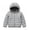 Grey, variant on Xingjin Boys Winter Coat, Kids Winter Jacket with Hood, Boys Puffer Jacket with Full Zip and Multi Pockets, Lightweight Warm Outerwear for Cold Weather