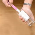 thumbnail image 4 of 3PCS Bottle Brush Bottle Washer Set Long Sponge Bottle Cleaning Brushes Baby Bottle Cleaner Brush Random Color, 4 of 6