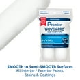 thumbnail image 5 of 2 Pack 4.5 in. X 3/8 in. Premier Woven-Pro Large Core Mini Rollers, Woven Polyester, 3/8 in. Nap for Smooth-Semi-Smooth Surfaces, 5 of 6