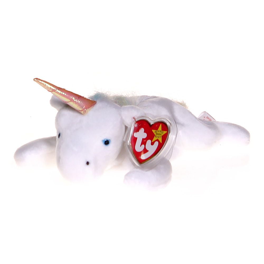 Ty Beanie Baby Mystic The Unicorn 2012 Version Pink & White for sale online 