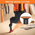 thumbnail image 3 of Grusce 50Pcs Oscillating Saw Blades High Carbon Steel 44MM Arc Edge Multitool Blades Sharp Wear Resistant Oscillating Blades Fast Cutting Saw Blades for Cutting Wood Plastic Metal, 3 of 7
