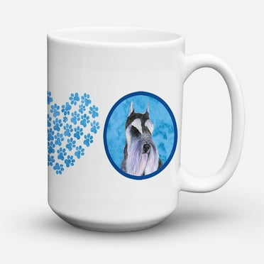 Carolines Treasures SS4753-BU-CM15 Blue Schnauzer Coffee Mug 15 oz 15 ounce multicolor