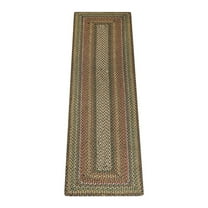 Home Indoor Decorative Jute C-051 Fir, Ivory Braided Rug , Rectangle 2'x8'