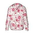 thumbnail image 3 of Balery Rose Flowers Men's Women's UPF 50+ Sun Protection Lightweight Hoodie Performance Long Sleeve Shirt for Fishing Running-XX-Large, 3 of 9