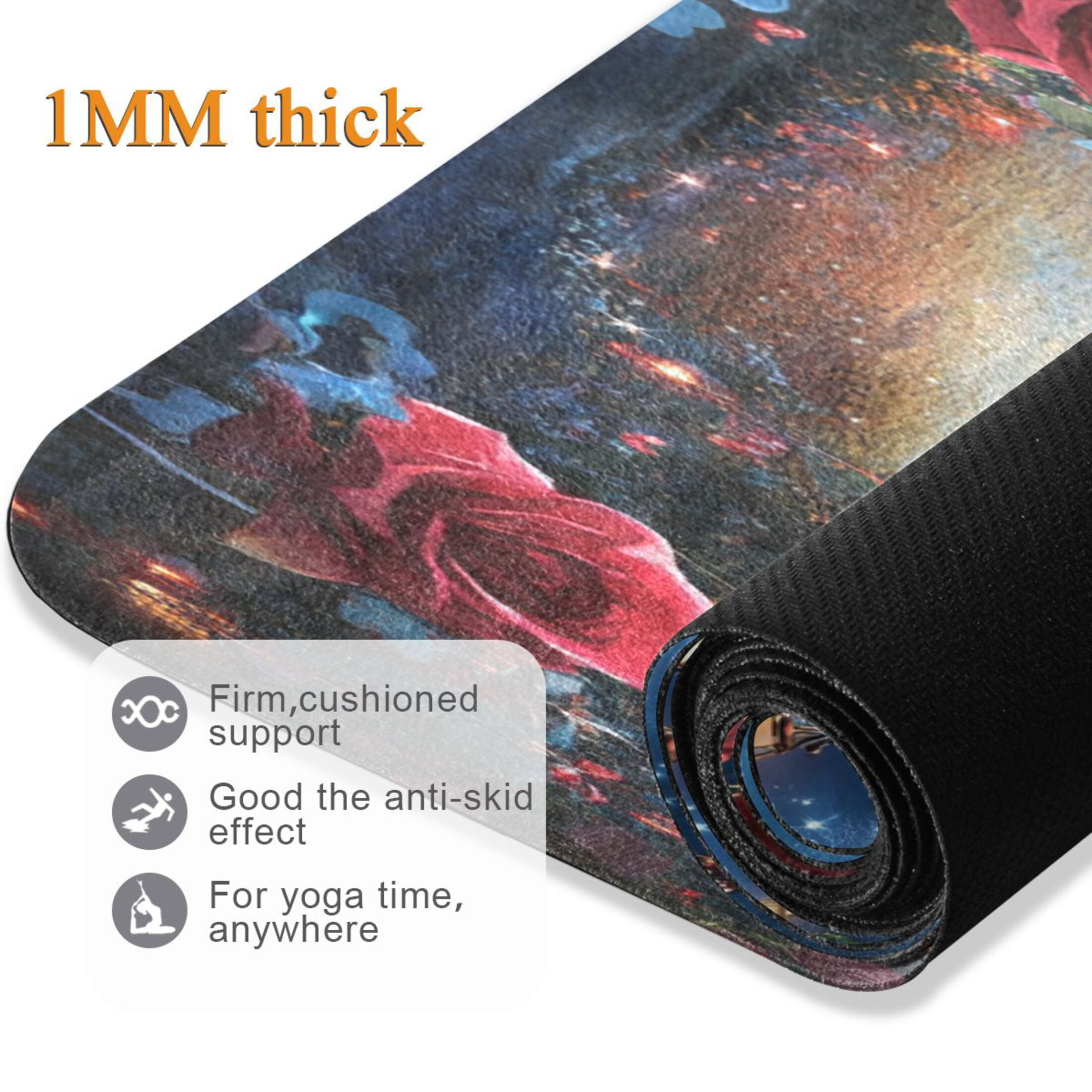 BZSMCE Yoga Mat Women Gardens Of Seaside Fitness Mat