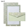 thumbnail image 1 of Vintage Floral Letter Stationery Set 6Pcs Writing Paper With 3Pcs Envelopes For School Office, 1 of 6