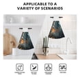 thumbnail image 4 of Disketp Magical Butterfly In Forest Hanging Kitchen Towel Tie Towels Tea Bar Dish Cloths Dry Towel for Laundry Room Decor (18*14in), 4 of 7