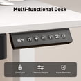 thumbnail image 6 of Gylador Electric Standing Desk, 48''x24'' Height Adjustable Desk with Memory Preset, Stand up Desk with Electric Lift, Electric Desk for Home, Computer Desk, Office Desk, 2 Boards, White, 6 of 8