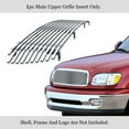 thumbnail image 2 of APS Compatible with Toyota Tundra 1999-2002 Main Upper Stainless Steel Chrome 8x6 Billet Front Grill Grille Insert T85483C, 2 of 7