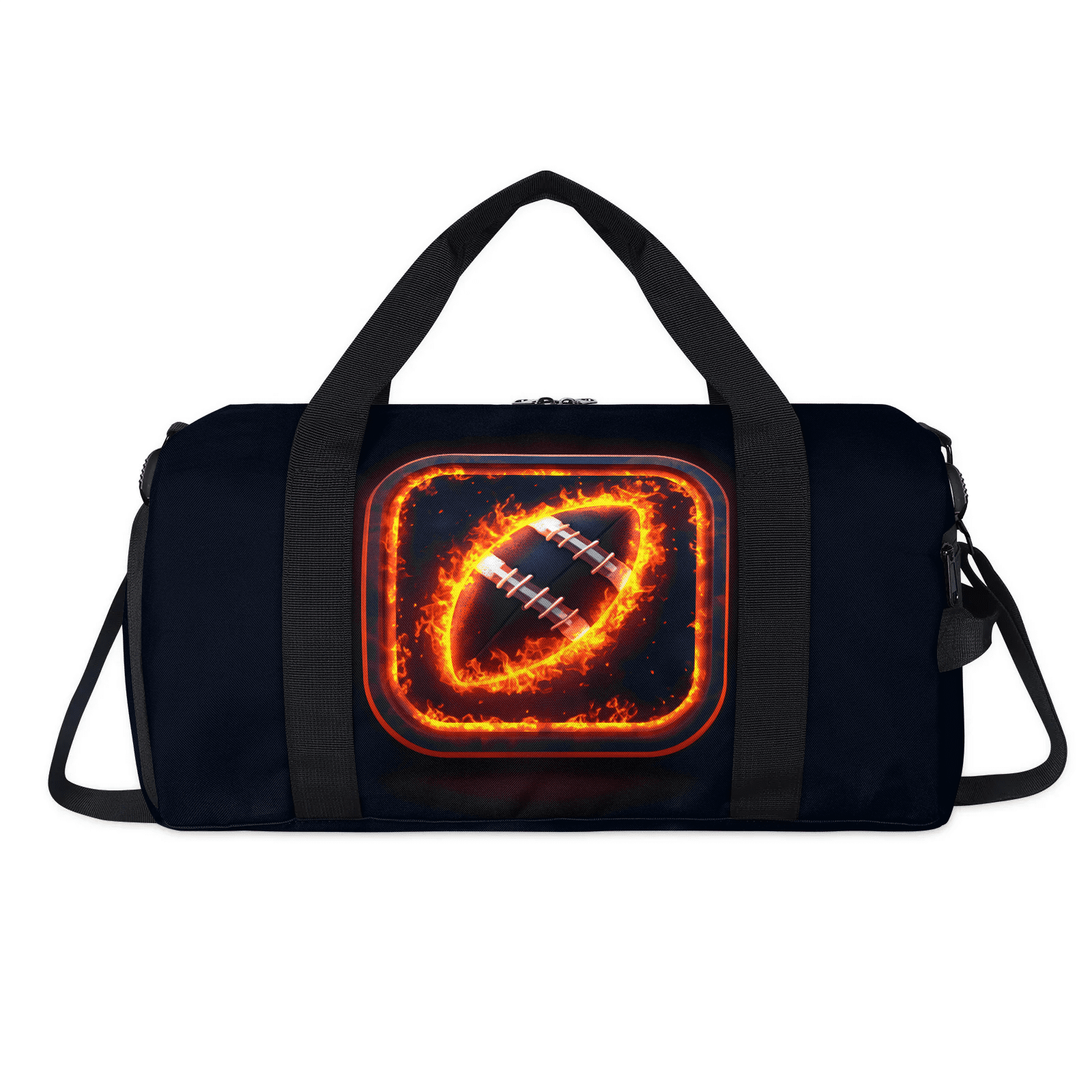 Duffle Bag for Men Small Overnight Travel Sport Gym Bag Weekender Carry On Shoulder Bag with Shoe Compartment,Football Pattern