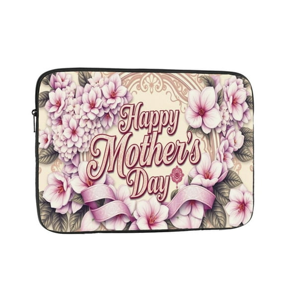 Laptop Sleeve Bag Compatible For iPad MacBook Air Pro Tablet Computer PC notebook Protective Fit in 10/12/13/14/15/16/17 inch Size Happy Mother’s Day Vetro Floral (3)