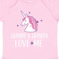 thumbnail image 4 of Inktastic Grammy and Grandpa Love Me Girl Unicorn Girls Baby Bodysuit, 4 of 5