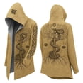 thumbnail image 6 of Gyexs Kids Boys Jesus Hoodies Cool Funny 3d Graphic Coats Clothing for Halloween Christmas Khaki 11-12 Years, 6 of 6