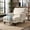 white, variant on Eyisean 35" Chenille Indoor Upholstered Chaise Lounge Chair, Comfy Leisure Sofa with Deep Seat & Pillow, Modern Sleeper Recliner Chair with Armrest, Durable Wood Frame Sofa for Living Room, Bedroom