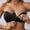 Black, variant on Women's Comfortable And Stylish Front Closure Bra With Multiple Of Hooks For Everyday Wear