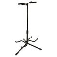thumbnail image 3 of EDMBG Dual Guitar Display Stand - Traditional Design Adjustable Height Foam Padded New, 3 of 4