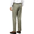 thumbnail image 3 of INSPIRE CHIC Striped Dress Pants for Men's Contrast Color Business Trousers, 3 of 5