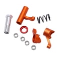 thumbnail image 3 of Conjunto de dirección de aluminio Kit de nudillo de dirección de coche RC naranja para vehículo de Control remoto ZD Racing 1/7, 3 of 8