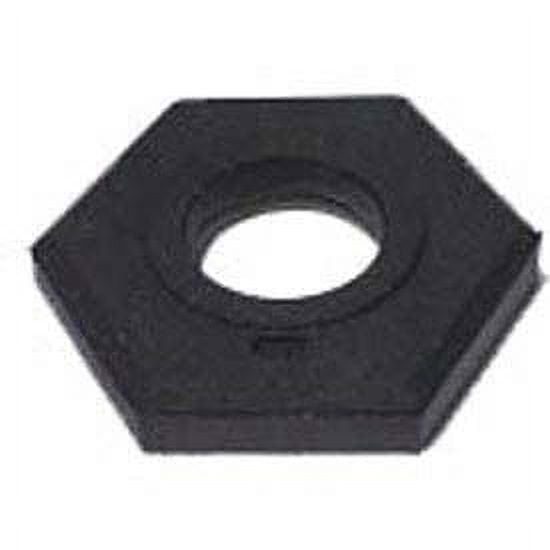 Delineator Base, Rubber, 2 in Height, 17 3/4 in Length, 15 lb, Black 03-731
