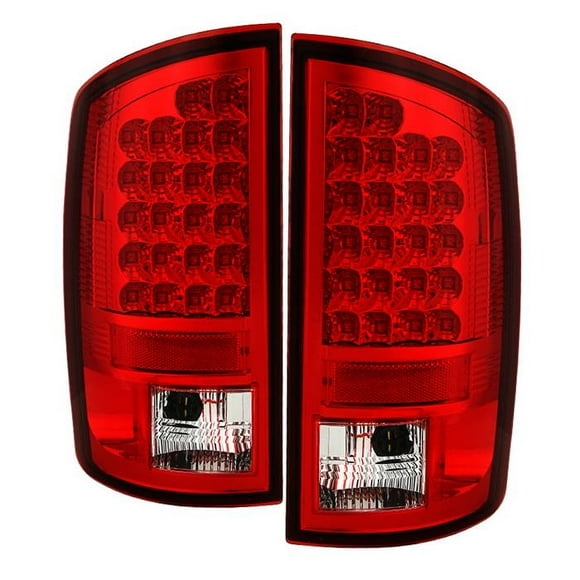 Spyder Automotive Tail Light Assembly - LED 5002570 Tail Light Assembly- LED; Red/Clear Lens; Chrome Plated Housing; LED Bulb/Uses OE Reverse Bulb