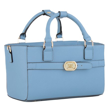 CRS Cross Rink Side Tote - Accessory Skate Bag for Figure Skating Ice Skating Roller Skating Inline Ballet Dance Cheer Tennis and Other Sports. (Blue-Sky Rink Side Tote)