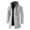 Silver, variant on FRSASU Men Jacket ,Hooded Jacket Windbreaker Mid-Length Hooded Jacket