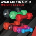 thumbnail image 5 of Lifeline Fitness 3lb Non-Slip Grip Hex Neoprene Dumbbell, 5 of 8