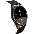 thumbnail image 4 of Bean Information Technology Fusion Smart Watch Compatible with Android Phones, Black with Stainless Strap, 4 of 6