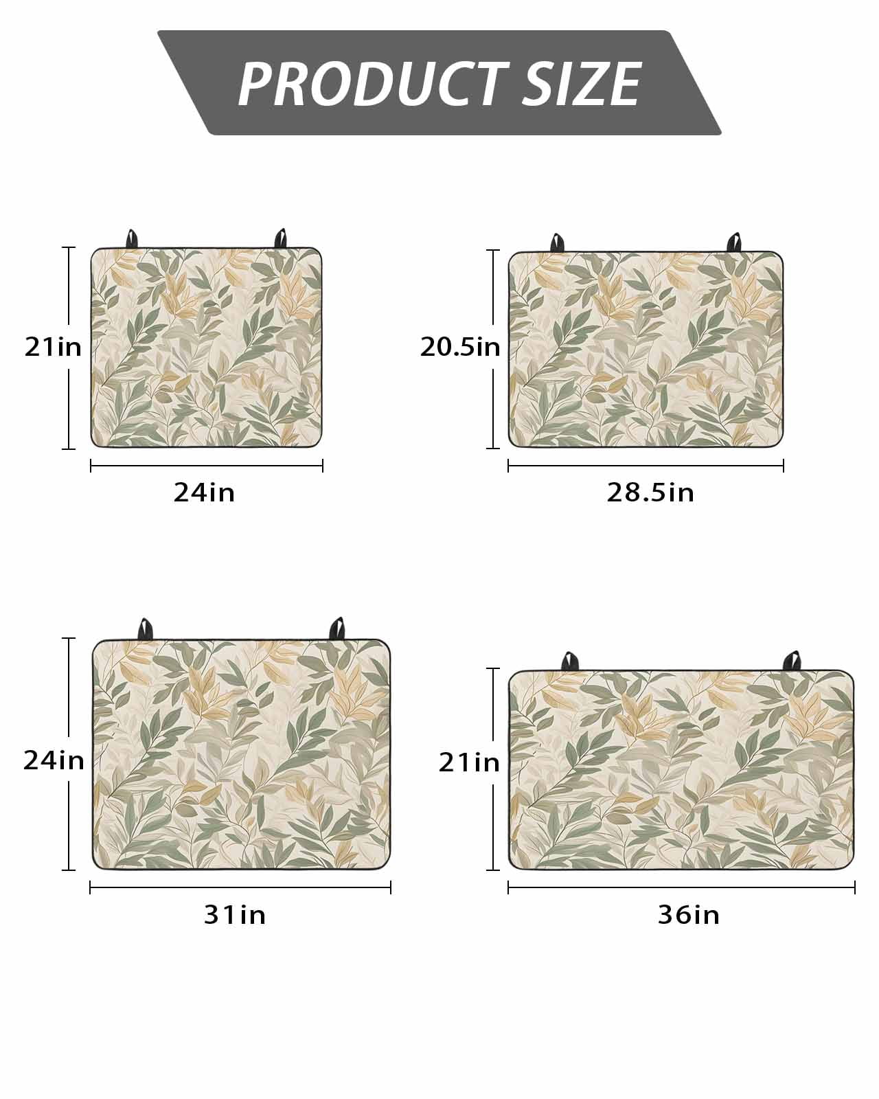 Stove Top Covers for Electric Stove, Sage Green Yellow Botanical Glass Stovetop Cover Protector, Vintage Spring Summer Induction Cooktop Protector Oven Mat for Kitchen Countertop 24"x21"