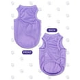 thumbnail image 3 of 3pcs Polyester Solid Color Vest Set (red/yellow/green), Anti-flea, Reducing Hair Shedding, Insulating, Breathable, Suitable For Indoor And Outdoor For, 3 of 4
