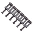 thumbnail image 5 of TISHITA 6pc Arch Saddle Guitar Bridge String Saddle for Electric Bridge Parts Black, 5 of 5